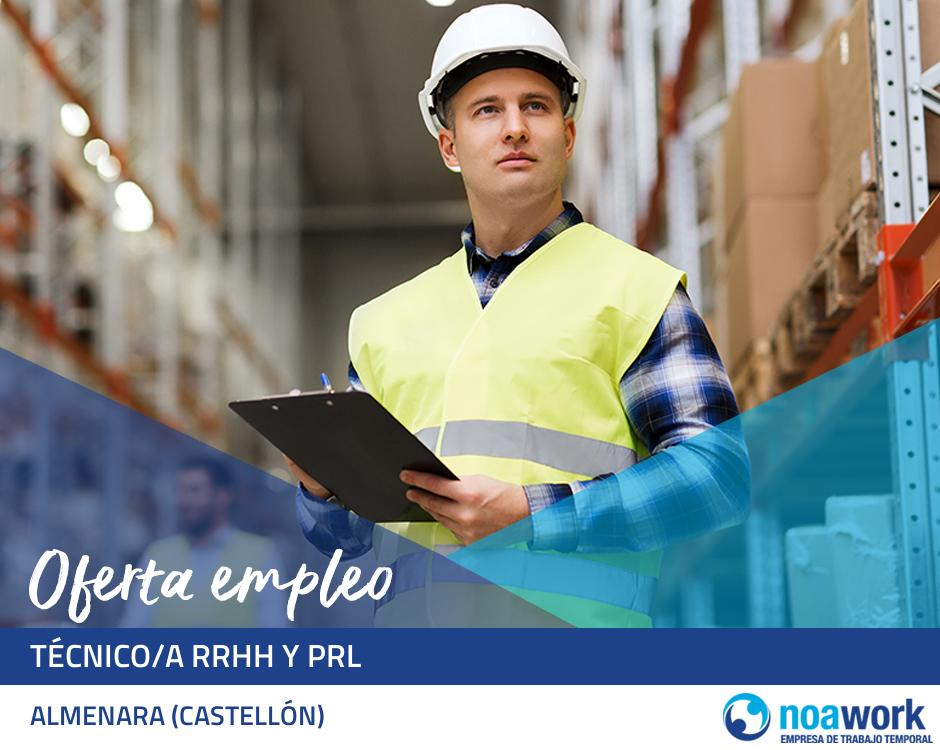 Técnico/a rrhh y prl
