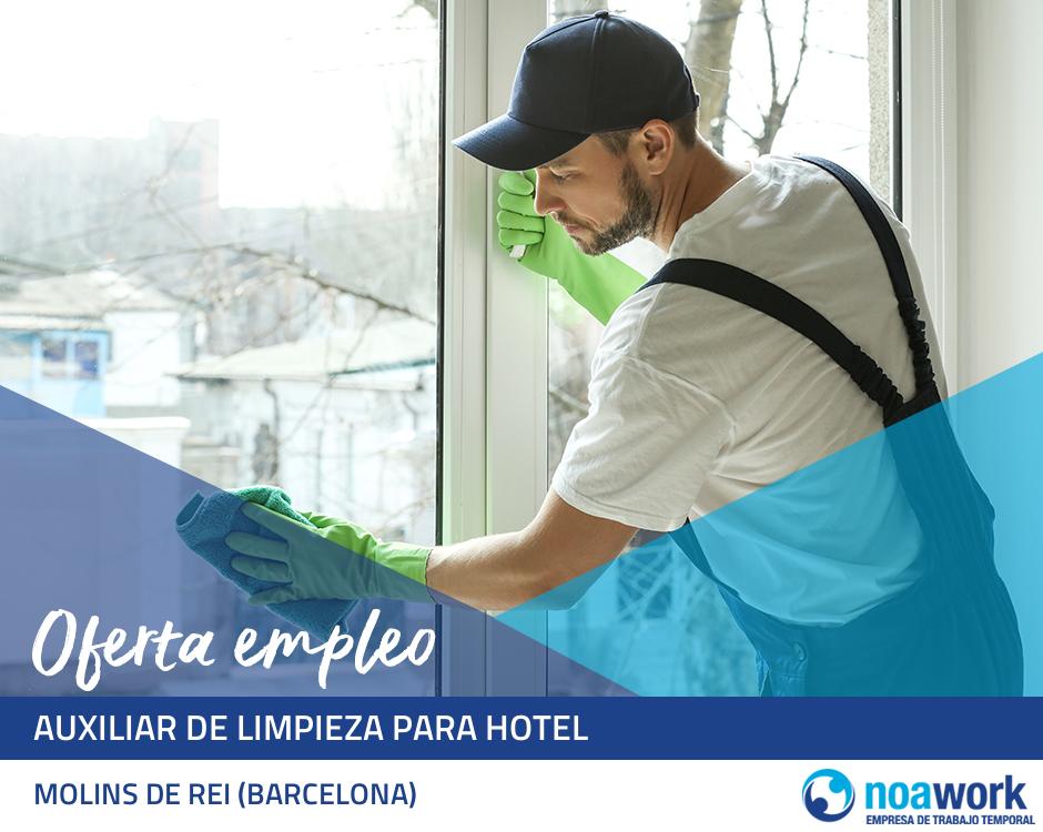 Auxiliar de limpieza para hotel