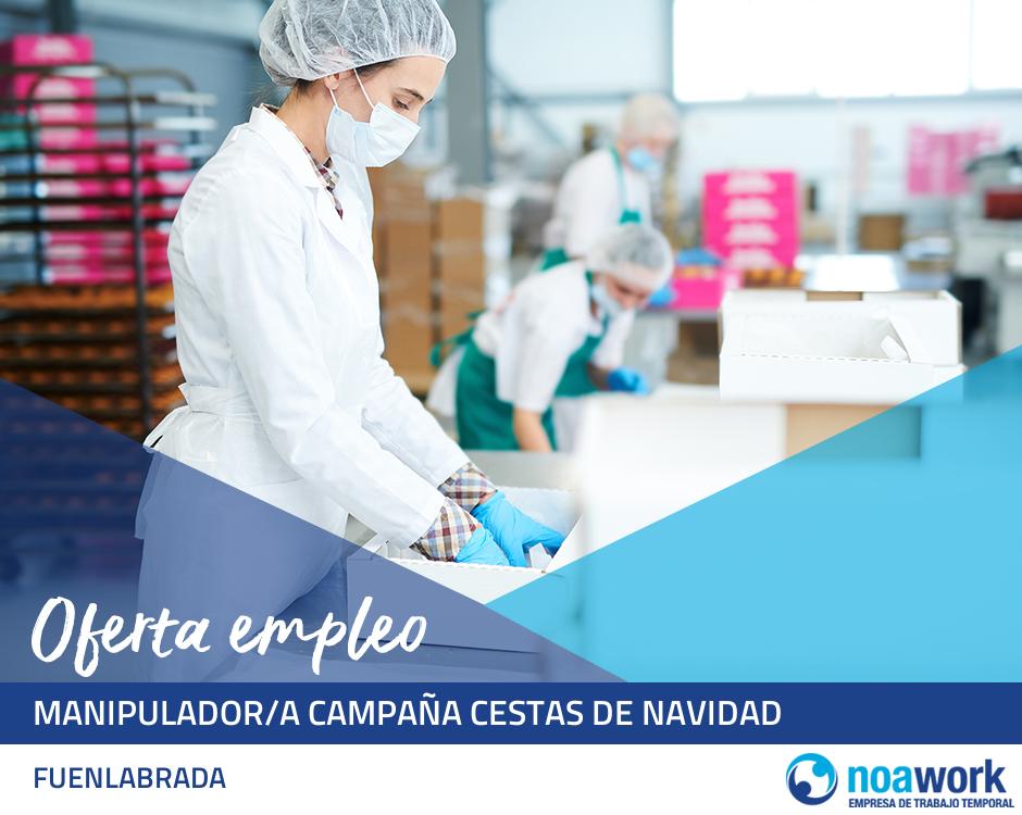 Manipulador/a campaña cestas de navidad