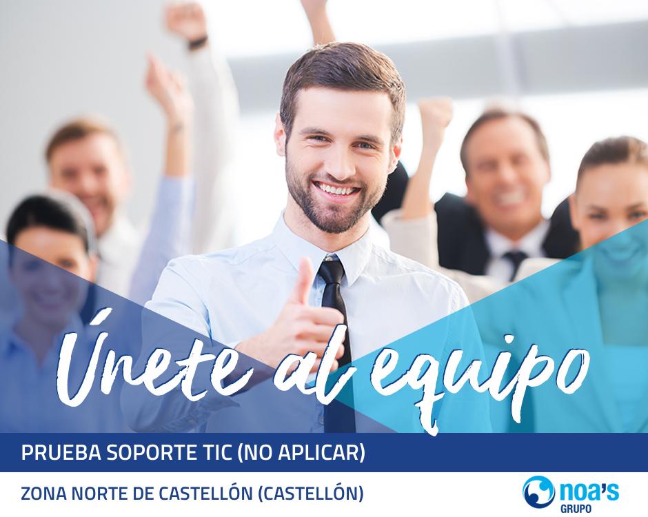 Prueba soporte tic (no aplicar)