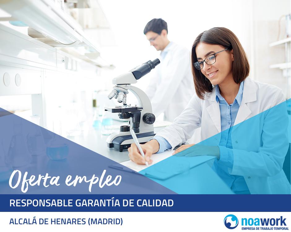 Responsable garantía de calidad