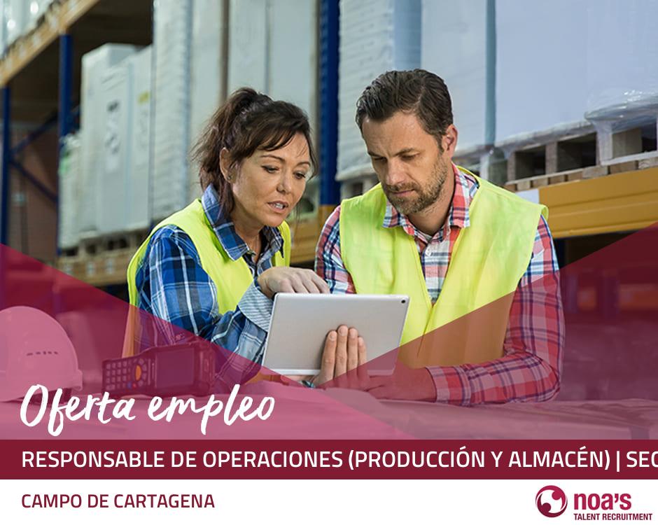 Responsable de operaciones (producción y almacén) | sector alimentación