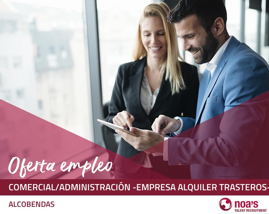 Comercial/administración -empresa alquiler trasteros-