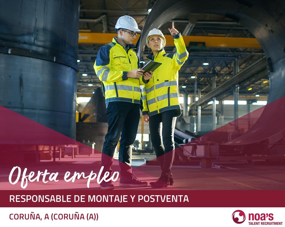 Responsable de montaje y postventa