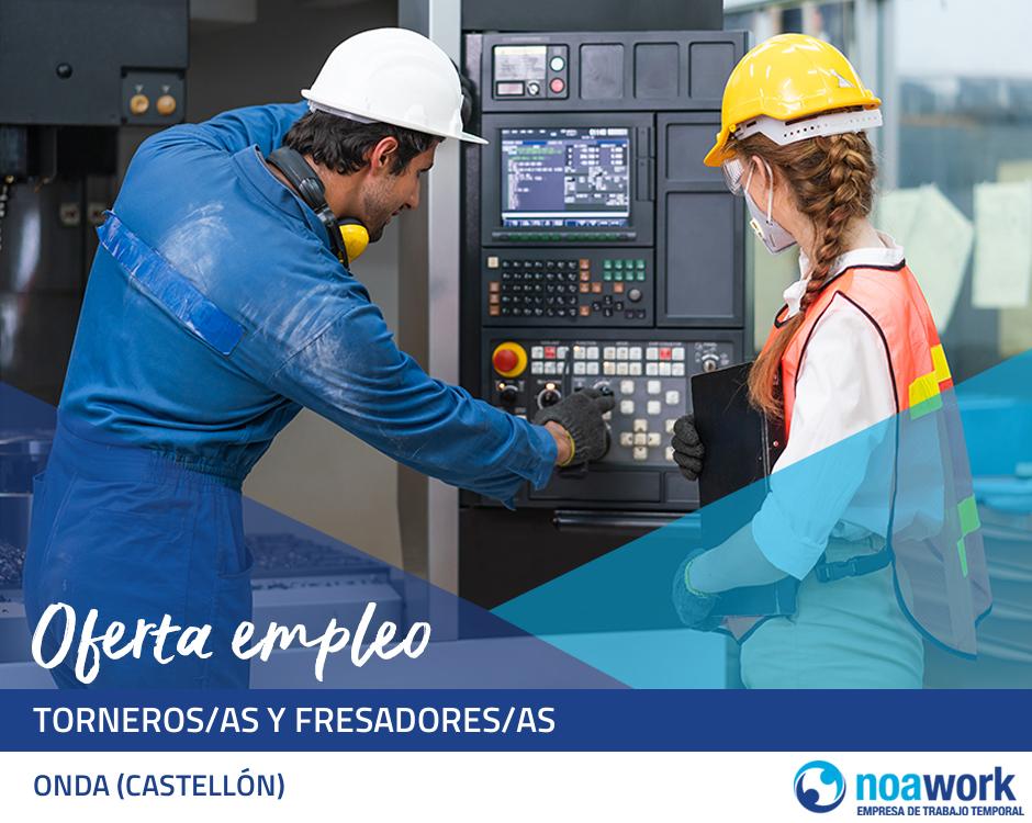 Torneros/as y fresadores/as