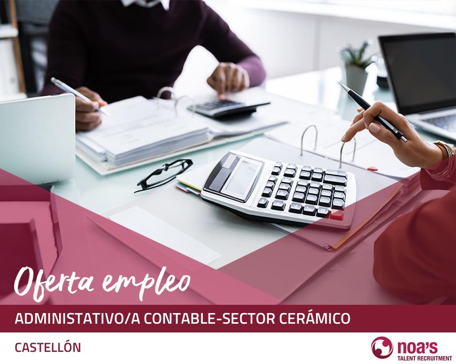 Administativo/a contable-sector cerámico