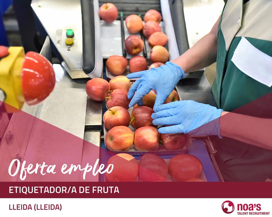 Etiquetador/a de fruta