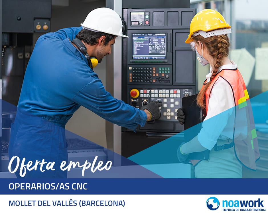 Operarios/as cnc