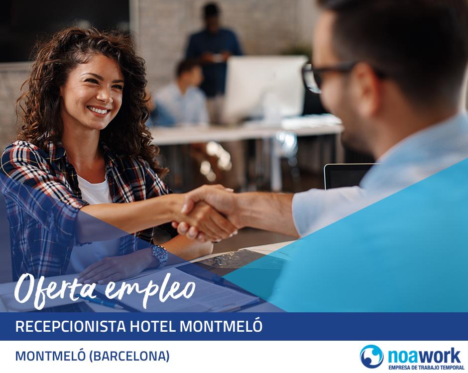Recepcionista hotel montmeló