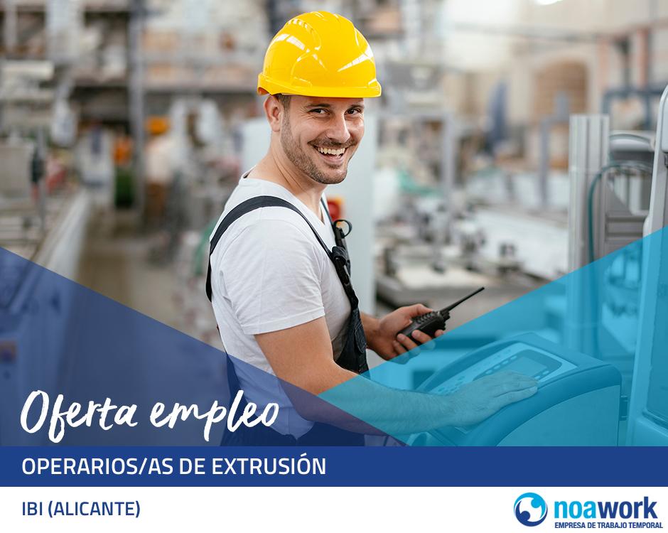 Operarios/as de extrusión