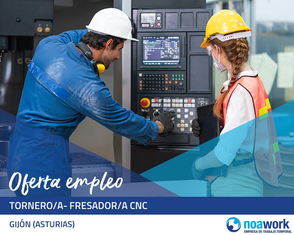 Tornero/a- fresador/a cnc