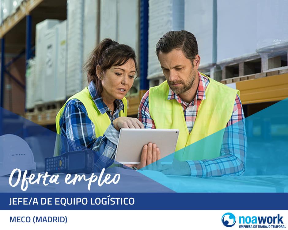 Jefe/a de equipo logístico