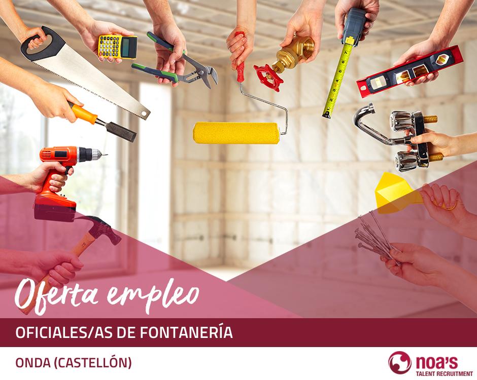Oficiales/as de fontanería