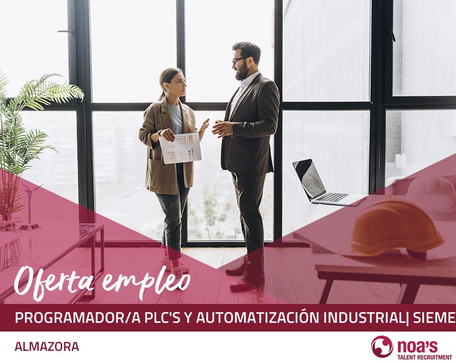 Programador/a plc's y automatización industrial| siemens / codesys