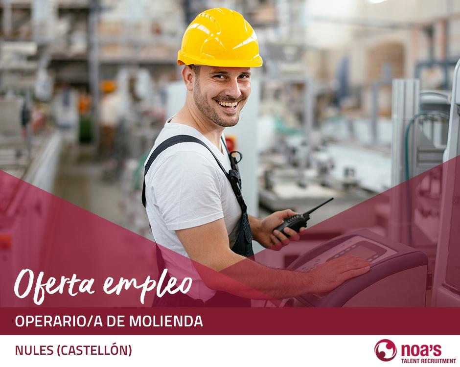 Operario/a de molienda