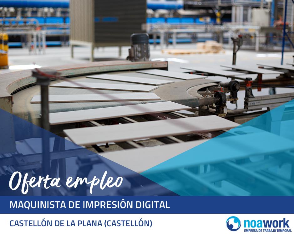 Maquinista de impresión digital