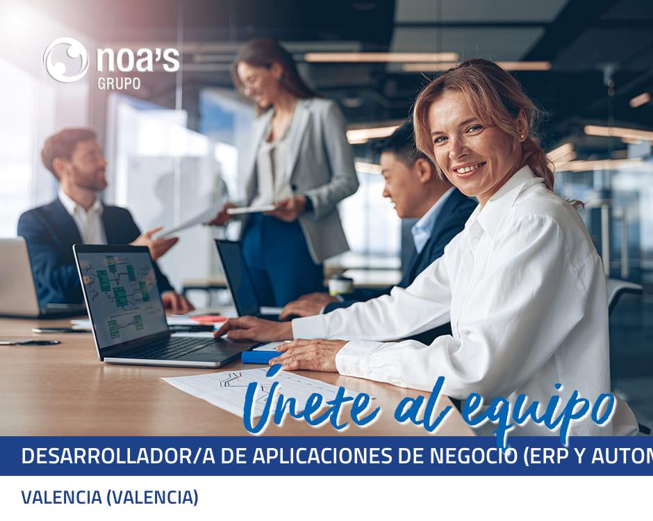 Desarrollador/a de aplicaciones de negocio (erp y automatización)