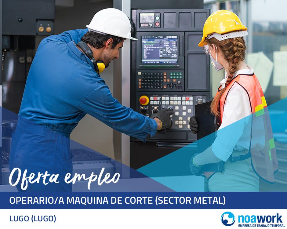 Operario/a maquina de corte (sector metal)