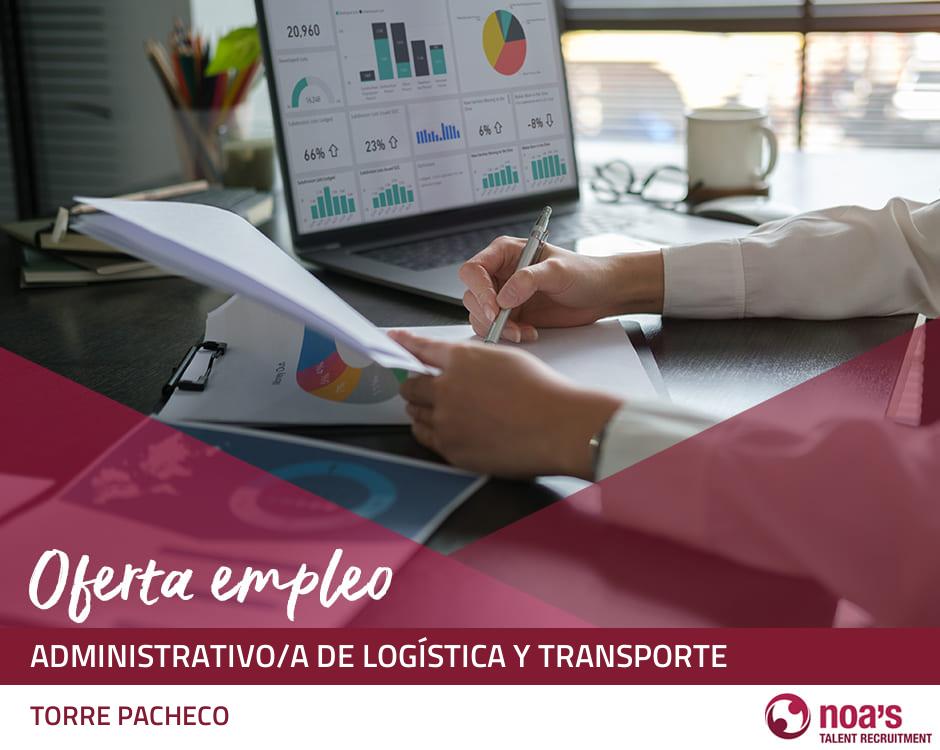 Administrativo/a de logística y transporte
