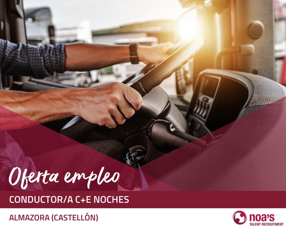 Conductor/a c+e noches