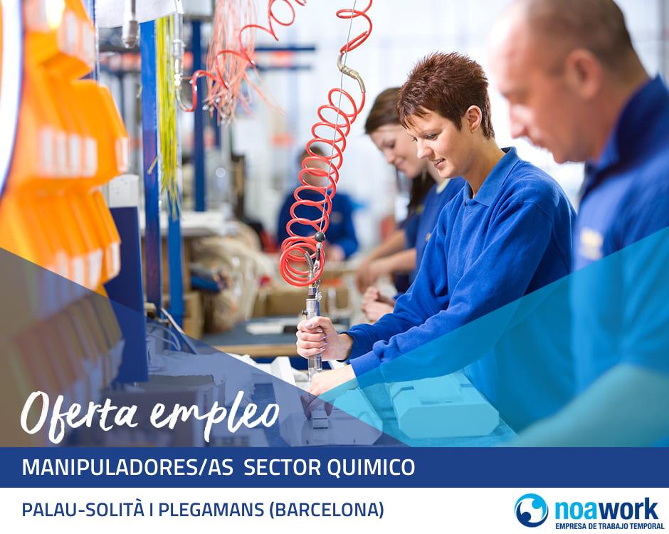 Manipuladores/as  sector quimico