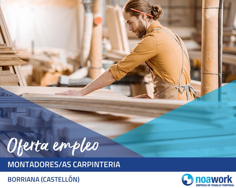 Montadores/as carpinteria