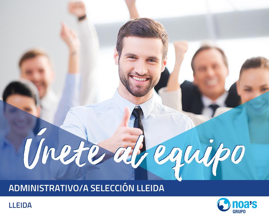 Administrativo/a selección lleida