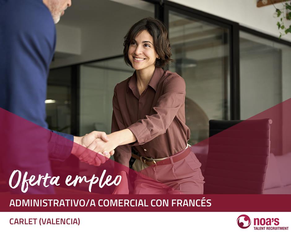 Administrativo/a comercial con francés