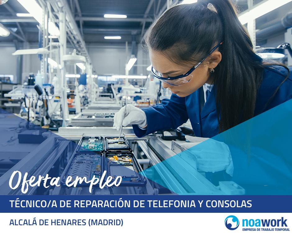 Técnico/a de reparación de telefonia y consolas