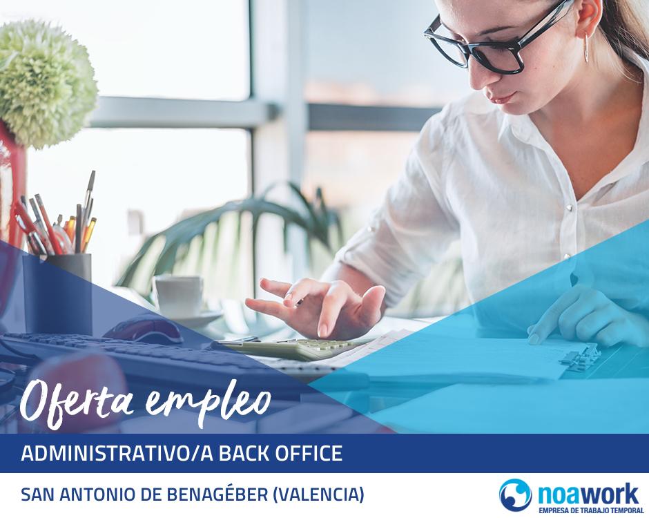 Administrativo/a back office