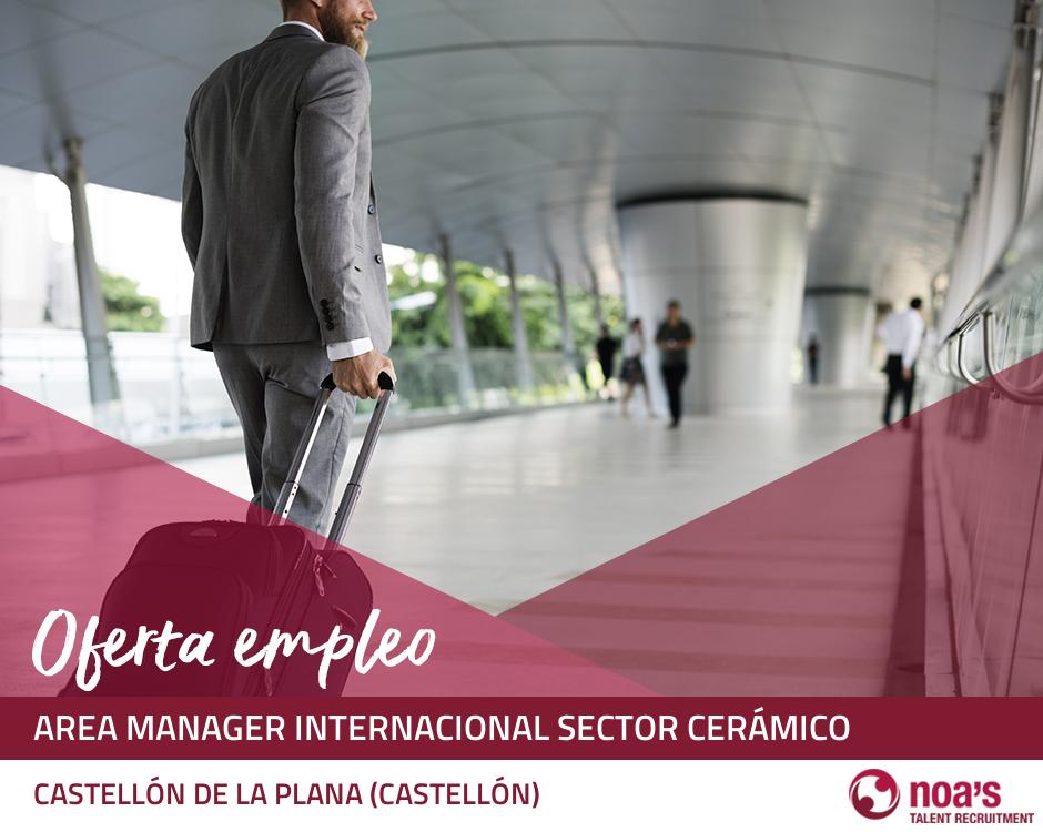 Area manager internacional sector cerámico