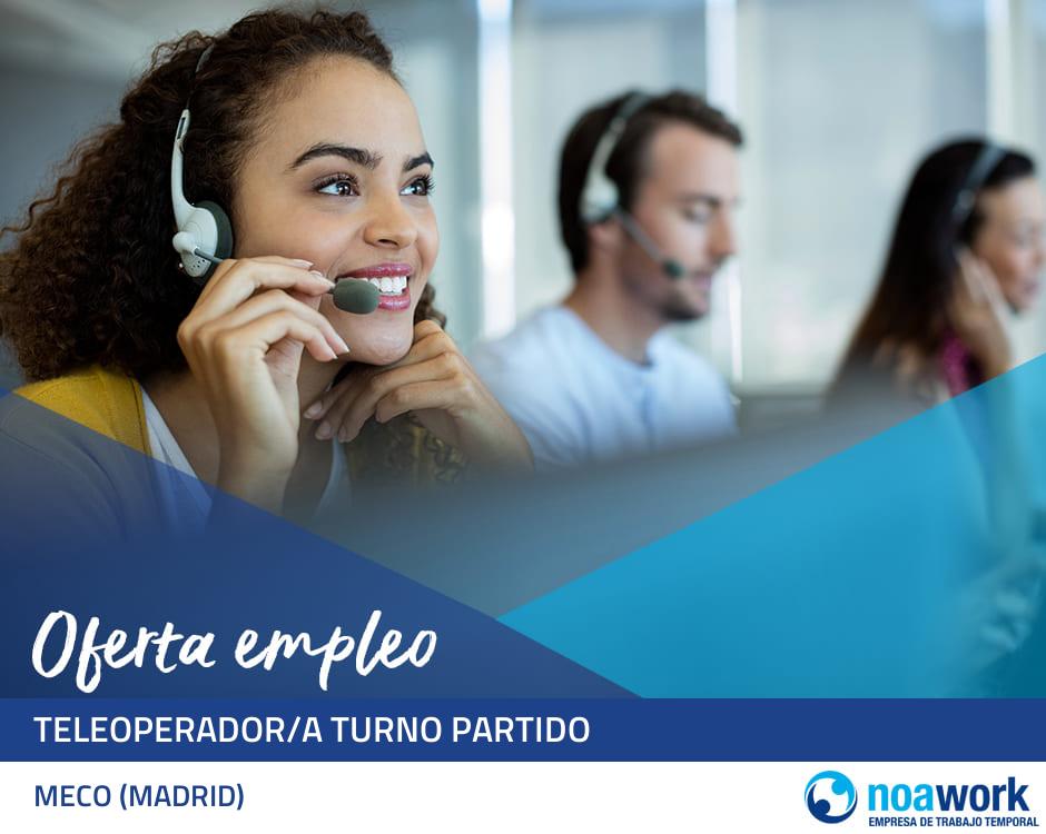 Teleoperador/a turno partido