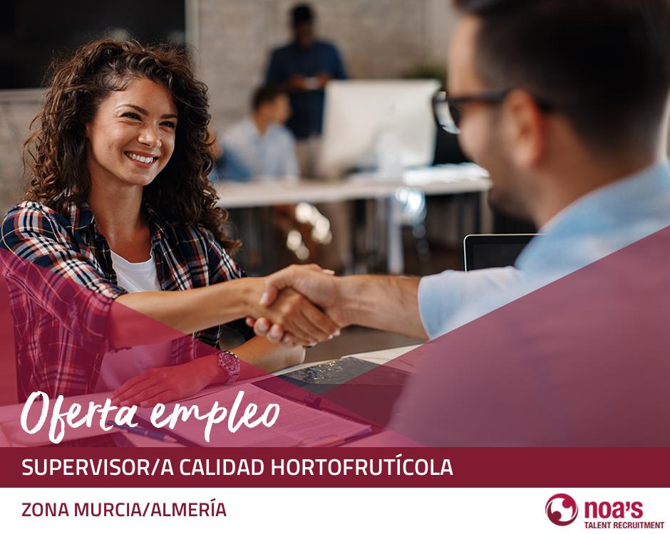 Supervisor/a calidad hortofrutícola