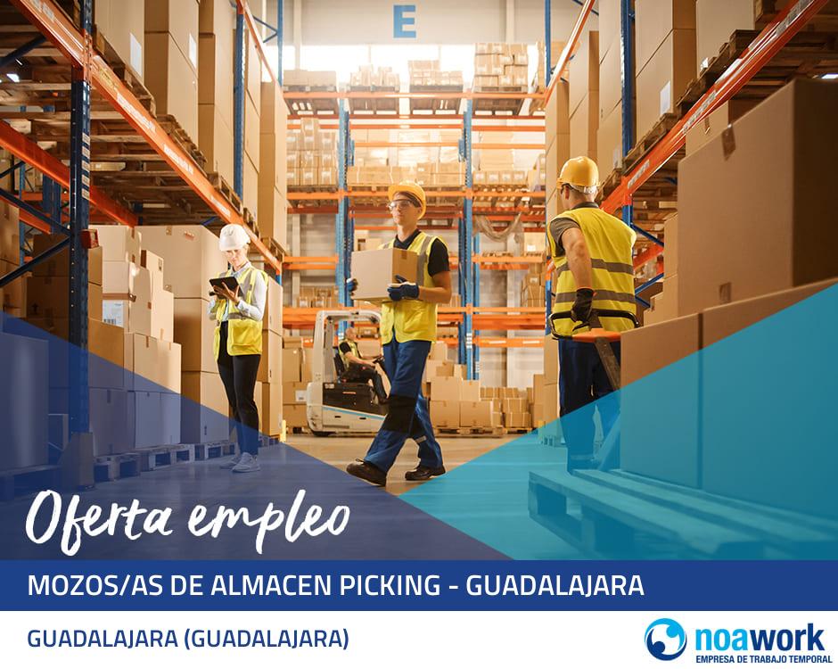Mozos/as de almacen picking - guadalajara