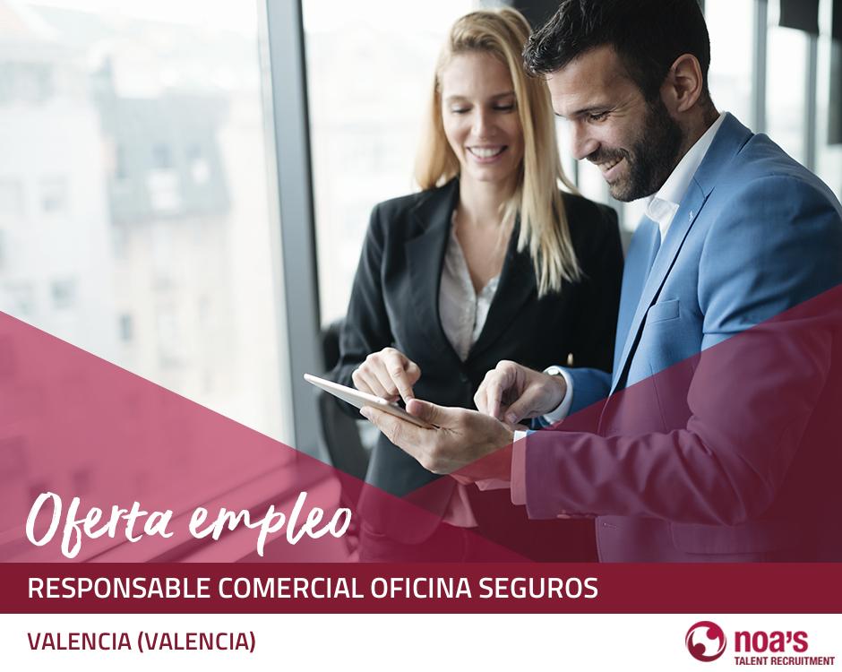 Responsable comercial oficina seguros