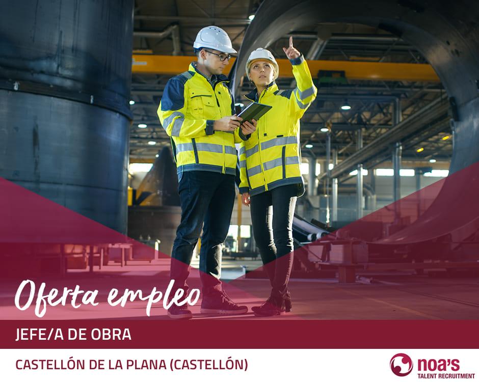 Jefe/a de obra
