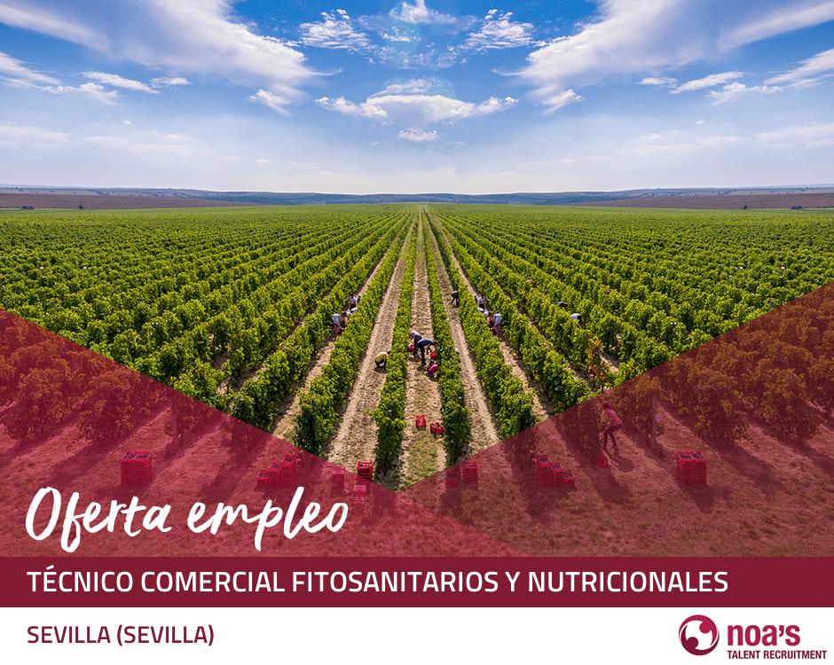 Técnico comercial fitosanitarios y nutricionales