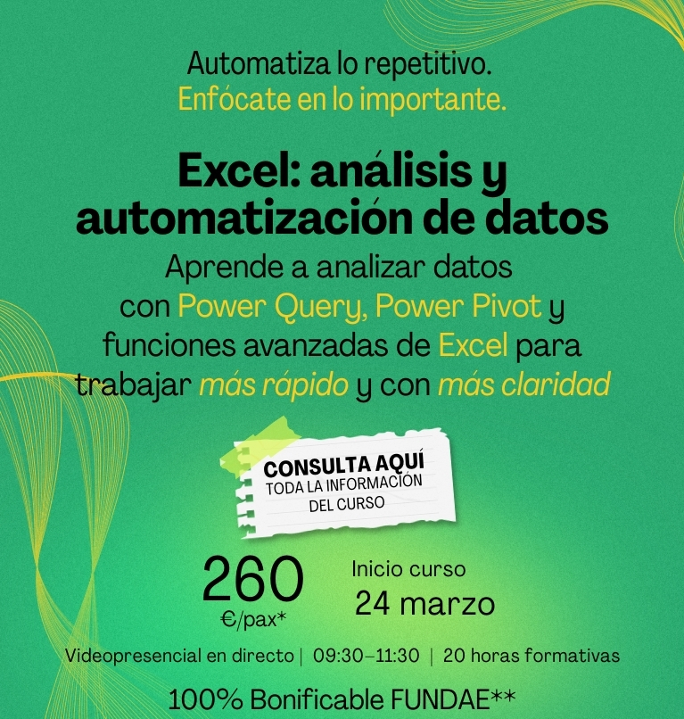 Excel análisis y Automatización de datos