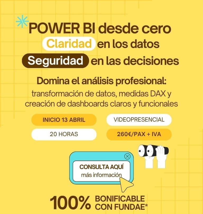 Power BI desde cero. Claridad en los datos, seguridad en las decisiones