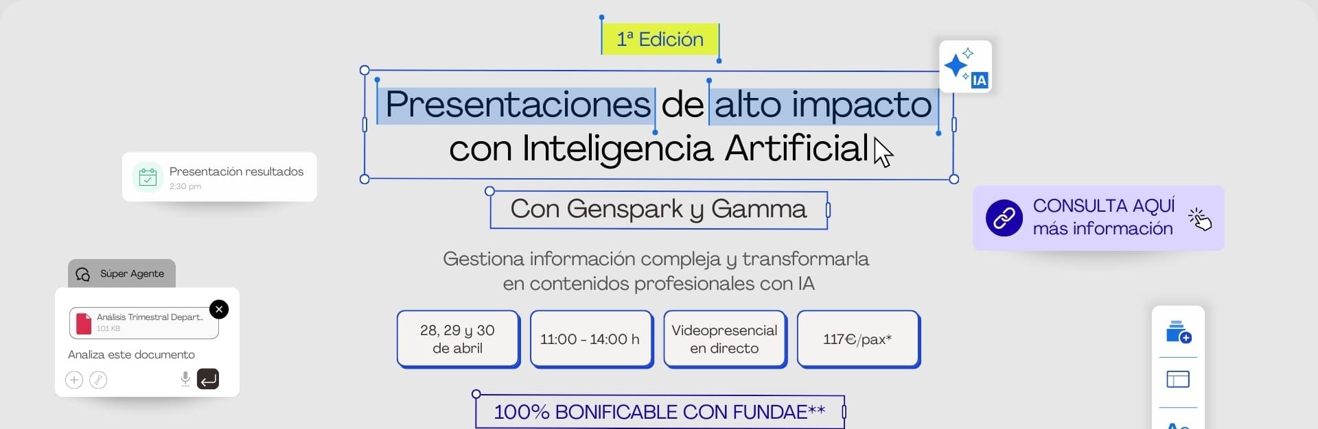 Presentaciones de alto impacto con IA